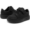 imageNautica Kids Adjustable Strap Shoes  Comfortable Casual Sneakers for Boys and Girls Toddlers amp Little KidsBlack Monoseaspray