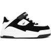 imageNautica Kids Adjustable Strap Shoes  Comfortable Casual Sneakers for Boys and Girls Toddlers amp Little KidsBlack Whitehuntley