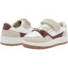 imageNautica Kids Adjustable Strap Shoes  Comfortable Casual Sneakers for Boys and Girls Toddlers amp Little KidsBurgundy Whiteseaspray