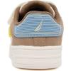 imageNautica Kids Adjustable Strap Shoes  Comfortable Casual Sneakers for Boys and Girls Toddlers amp Little KidsTaupe Multi