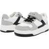 imageNautica Kids Adjustable Strap Shoes  Comfortable Casual Sneakers for Boys and Girls Toddlers amp Little KidsWhite Black Grey