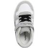 imageNautica Kids Adjustable Strap Shoes  Comfortable Casual Sneakers for Boys and Girls Toddlers amp Little KidsWhite Black Grey