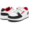 imageNautica Kids Adjustable Strap Shoes  Comfortable Casual Sneakers for Boys and Girls Toddlers amp Little KidsWhite Black Red