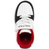 imageNautica Kids Adjustable Strap Shoes  Comfortable Casual Sneakers for Boys and Girls Toddlers amp Little KidsWhite Black Red