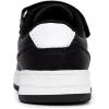 imageNautica Kids Adjustable Strap Shoes  Comfortable Casual Sneakers for Boys and Girls Toddlers amp Little KidsWhite Blackseaspray