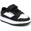 imageNautica Kids Adjustable Strap Shoes  Comfortable Casual Sneakers for Boys and Girls Toddlers amp Little KidsWhite Blackseaspray