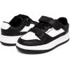 imageNautica Kids Adjustable Strap Shoes  Comfortable Casual Sneakers for Boys and Girls Toddlers amp Little KidsWhite Blackseaspray