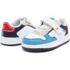 imageNautica Kids Adjustable Strap Shoes  Comfortable Casual Sneakers for Boys and Girls Toddlers amp Little KidsWhite Blue Red