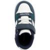 imageNautica Kids Adjustable Strap Shoes  Comfortable Casual Sneakers for Boys and Girls Toddlers amp Little KidsWhite Green Navyseaspray