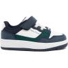 imageNautica Kids Adjustable Strap Shoes  Comfortable Casual Sneakers for Boys and Girls Toddlers amp Little KidsWhite Green Navyseaspray