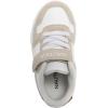 imageNautica Kids Adjustable Strap Shoes  Comfortable Casual Sneakers for Boys and Girls Toddlers amp Little KidsWhite Taupe Tan
