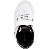 imageNautica Kids Adjustable Strap Shoes  Comfortable Casual Sneakers for Boys and Girls Toddlers amp Little KidsWhiteBlackalmiana