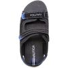 imageNautica Toddler Boys Sport Sandals  Lightweight Athletic OpenToe Summer Shoes with Dual Adjustable Hook and Loop Straps for Outdoor Play Beach and WaterBlack Blue Tealhelm