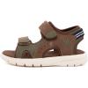 imageNautica Toddler Boys Sport Sandals  Lightweight Athletic OpenToe Summer Shoes with Dual Adjustable Hook and Loop Straps for Outdoor Play Beach and WaterBrown Olive Jupiter