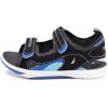 imageNautica Toddler Boys Sport Sandals  Lightweight Athletic OpenToe Summer Shoes with Dual Adjustable Hook and Loop Straps for Outdoor Play Beach and WaterBlack Blue Tealhelm
