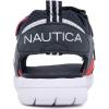 imageNautica Toddler Boys Sport Sandals  Lightweight Athletic OpenToe Summer Shoes with Dual Adjustable Hook and Loop Straps for Outdoor Play Beach and WaterNavyjimmy