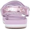 imageNautica Toddler Boys Sport Sandals  Lightweight Athletic OpenToe Summer Shoes with Dual Adjustable Hook and Loop Straps for Outdoor Play Beach and WaterPink Metallic