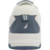 imageNautica Youth Athletic Sneakers  Comfortable LaceUp Tennis Shoes for Boys and Girls Durable Casual Sport Footwear for School Gym and Daily WearOff White Blue