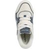 imageNautica Youth Athletic Sneakers  Comfortable LaceUp Tennis Shoes for Boys and Girls Durable Casual Sport Footwear for School Gym and Daily WearOff White Blue
