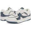 imageNautica Youth Athletic Sneakers  Comfortable LaceUp Tennis Shoes for Boys and Girls Durable Casual Sport Footwear for School Gym and Daily WearOff White Blue