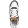 imageNautica Youth Athletic Sneakers  Comfortable LaceUp Tennis Shoes for Boys and Girls Durable Casual Sport Footwear for School Gym and Daily WearWhite Blue Tan