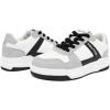 imageNautica Youth Athletic Sneakers  Comfortable LaceUp Tennis Shoes for Boys and Girls Durable Casual Sport Footwear for School Gym and Daily WearWhite Black Grey