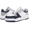imageNautica Youth Athletic Sneakers  Comfortable LaceUp Tennis Shoes for Boys and Girls Durable Casual Sport Footwear for School Gym and Daily WearWhite Navy Greyharrold