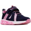 imageNautica Kids LightUp Flashing Sneaker Athletic Running Shoes with Strap  Fashionable and Fun for Boys and Girls  Available in Toddler and Little Kid SizesJurnee Lightsnavy Pink Sparkle