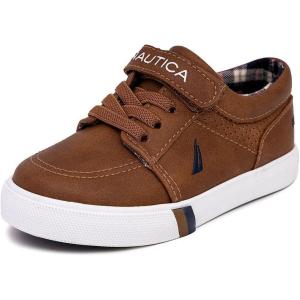 imageNautica Kids Adjustable Strap Shoes  Comfortable Casual Sneakers for Boys and Girls Toddlers amp Little KidsTanberrian