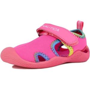 imageNautica Kids Protective Water ShoeClosedToe Sport Sandal Boy  Girl Big KidLittle KidToddlerPink Multi Binding