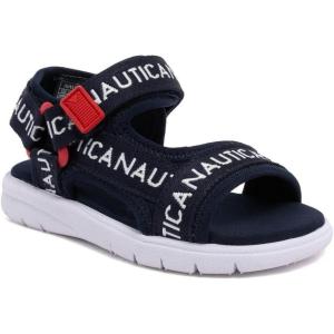 imageNautica Toddler Boys Sport Sandals  Lightweight Athletic OpenToe Summer Shoes with Dual Adjustable Hook and Loop Straps for Outdoor Play Beach and WaterAmericanajavier