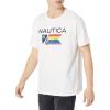 imageNautica Mens Pride Logo Graphic Sleep TShirtBright White