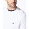 imageNautica Mens Basic Crew Neck Fleece SweatshirtBright White