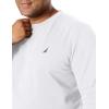 imageNautica Mens Basic Crew Neck Fleece SweatshirtBright White