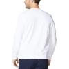 imageNautica Mens Basic Crew Neck Fleece SweatshirtBright White
