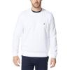 imageNautica Mens Basic Crew Neck Fleece SweatshirtBright White