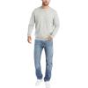 imageNautica Mens Basic Crew Neck Fleece SweatshirtGrey Heather