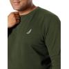 imageNautica Mens Basic Crew Neck Fleece SweatshirtPine Forest