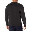 imageNautica Mens Basic Crew Neck Fleece SweatshirtTrue Black