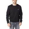imageNautica Mens Basic Crew Neck Fleece SweatshirtTrue Black