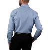 imageNAUTICA Slim Fit 100 Cotton Mens Dress Shirts Long Sleeve Wrinkle Resistant FormalBlue  Grey Micro Plaid