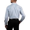 imageNAUTICA Slim Fit 100 Cotton Mens Dress Shirts Long Sleeve Wrinkle Resistant FormalBlue Check