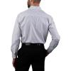 imageNAUTICA Slim Fit 100 Cotton Mens Dress Shirts Long Sleeve Wrinkle Resistant FormalBlue Mini Stripes