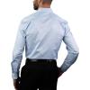 imageNAUTICA Slim Fit 100 Cotton Mens Dress Shirts Long Sleeve Wrinkle Resistant FormalLt Blue Check Dobby