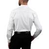 imageNAUTICA Slim Fit 100 Cotton Mens Dress Shirts Long Sleeve Wrinkle Resistant FormalWhite