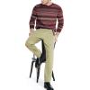imageNautica Mens Nautica Fair Isle Crewneck SweaterDeep Crimson