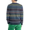 imageNautica Mens Nautica Fair Isle Crewneck SweaterNavy Seas