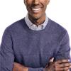 imageNautica Mens Nautica Sustainably Crafted Textured Crewneck SweaterViolet Heather