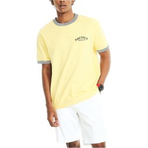 imageNautica Mens Printed TShirtAspen Gold