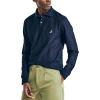 imageNautica Mens Nautica Sustainably Crafted Classic Fit LongSleeve Deck PoloNavy